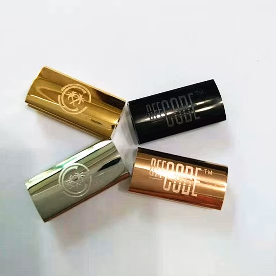 Custom Engraved Metal 18K Gold / Rose Gold / Silver / Black Tones Bracelet Charm Bead