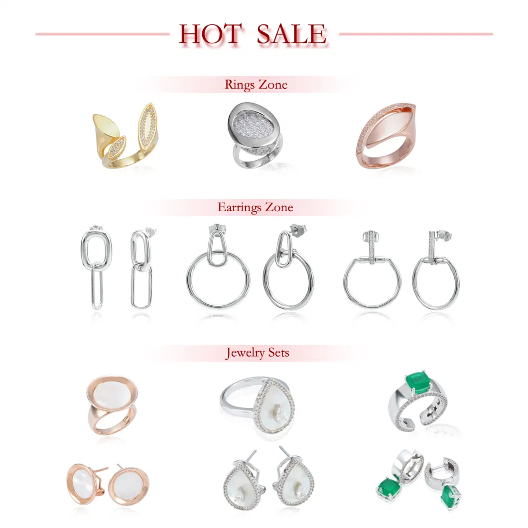 OEM/ODM 925 Sterling Silver and Brass Custom Earrings Hot Selling jewelry